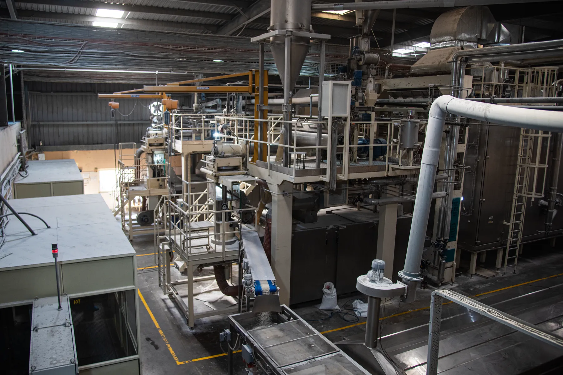 Pasta line hall at Zippy's Jaspur plant
